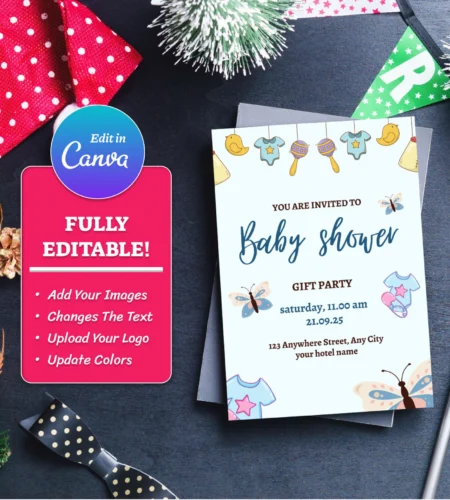 Baby Shower Invitation Template - Image 5