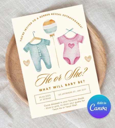 Editable Baby Shower Invitation Templates