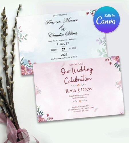 Wildflower Wedding Invitation - Image 5