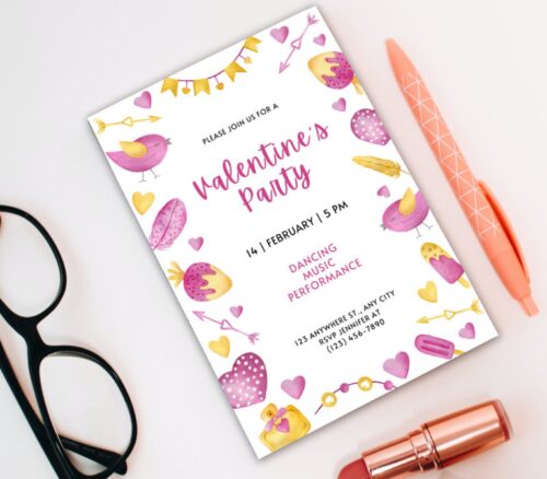 Class invite Valentines day gifts