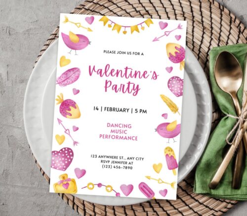 Decorating Party Invitations, Valentines day gifts - Image 2