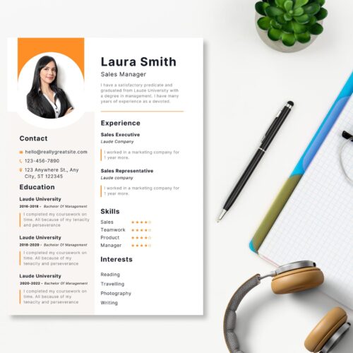 Modern Resume Templates, Resume Template with Photo - Image 4