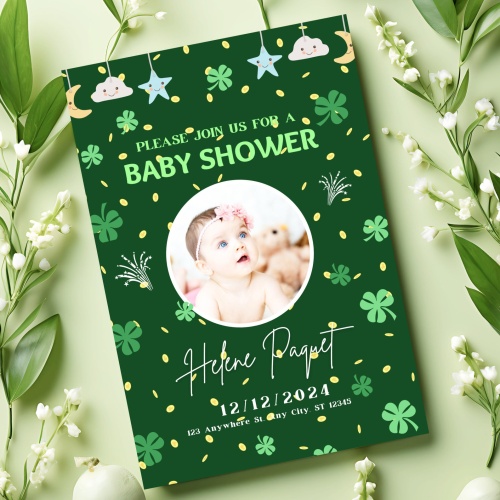 Baby Shower Invitation St. Patty's Day