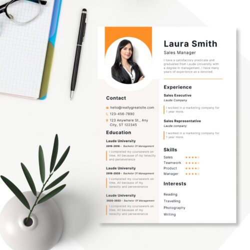 Modern Resume Templates, Resume Template with Photo - Image 3