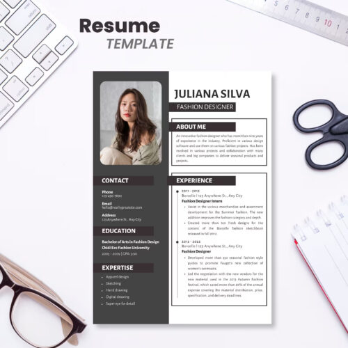 Resume Template Cover Letter and References Template