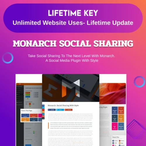 Divi Bundle Monarch social sharing