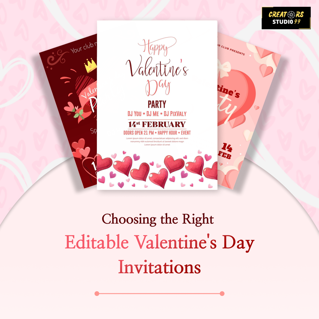 Choosing the Right Editable Valentine's Day Party Invitations