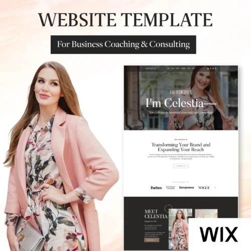 Custom Wix Website Template for Business Coaches