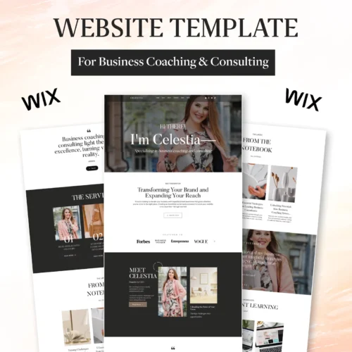 Custom Wix Website Template for Business Coaches - Image 2