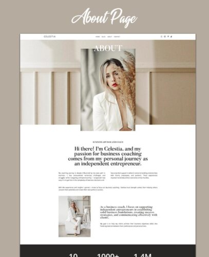 Celestia Life Coaching WordPress Theme - Image 5